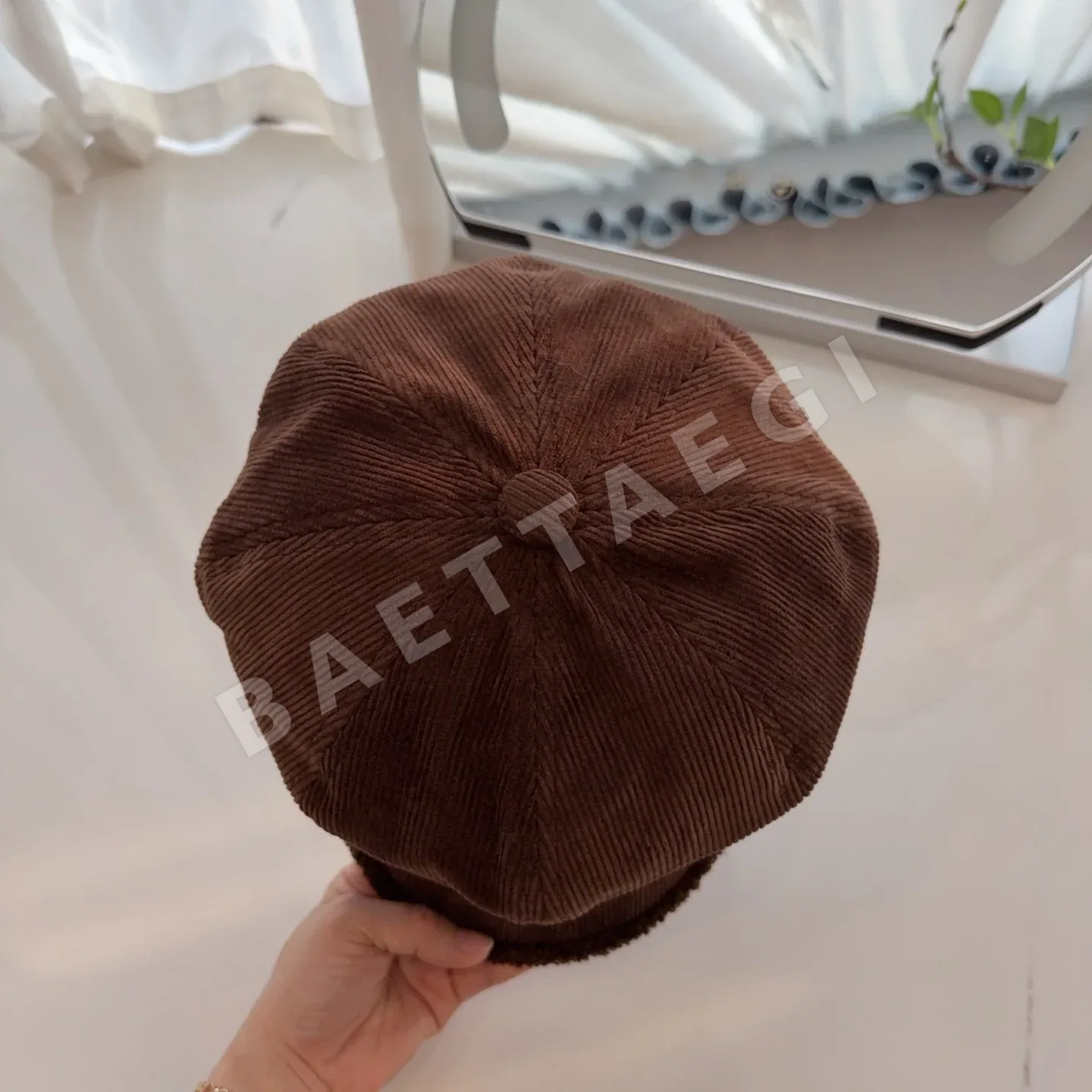 셀린느 코듀로이 팔각 모자 상세 이미지 9