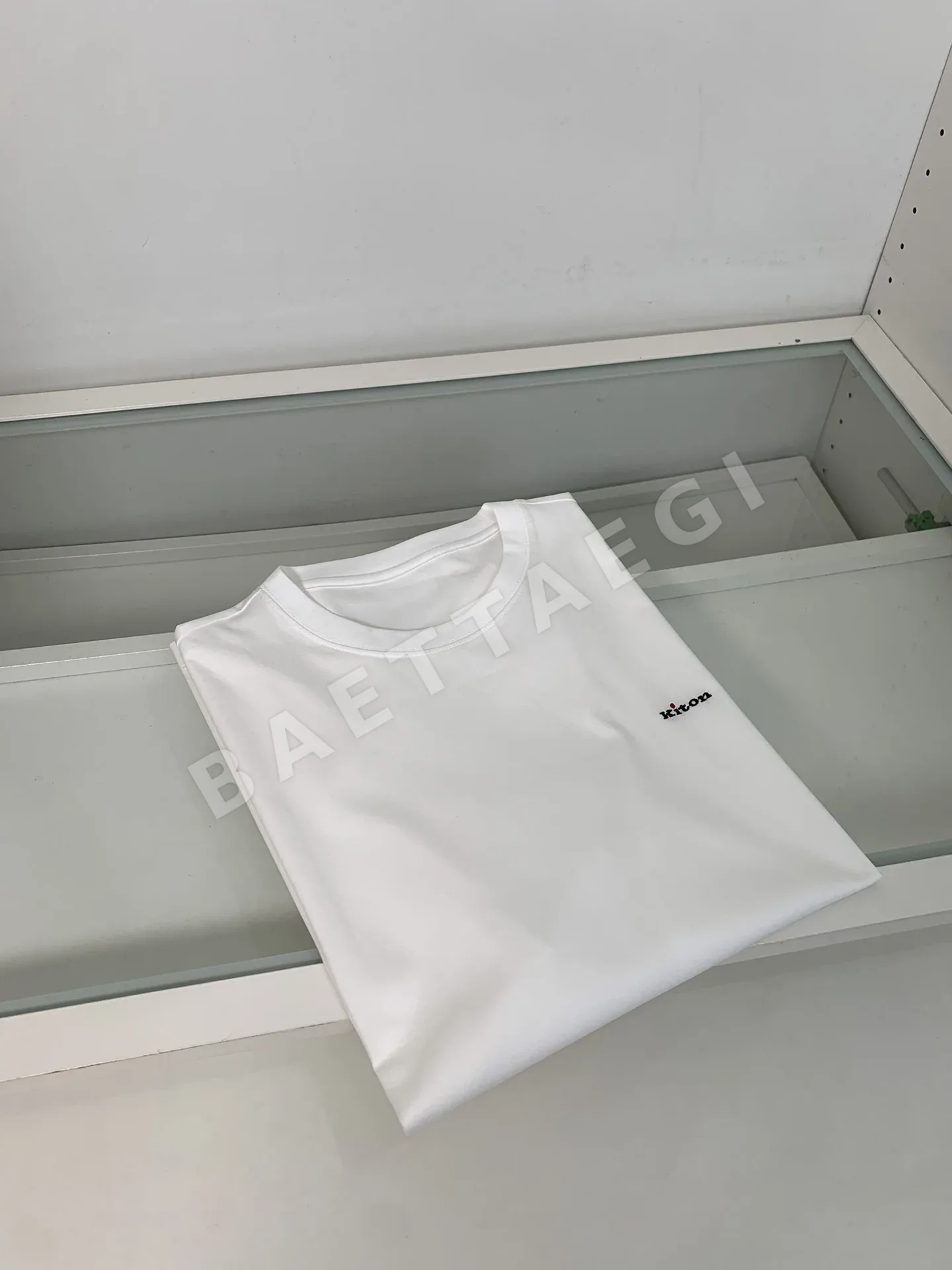 키톤 실크 남성 반팔 티셔츠 상세 이미지 9