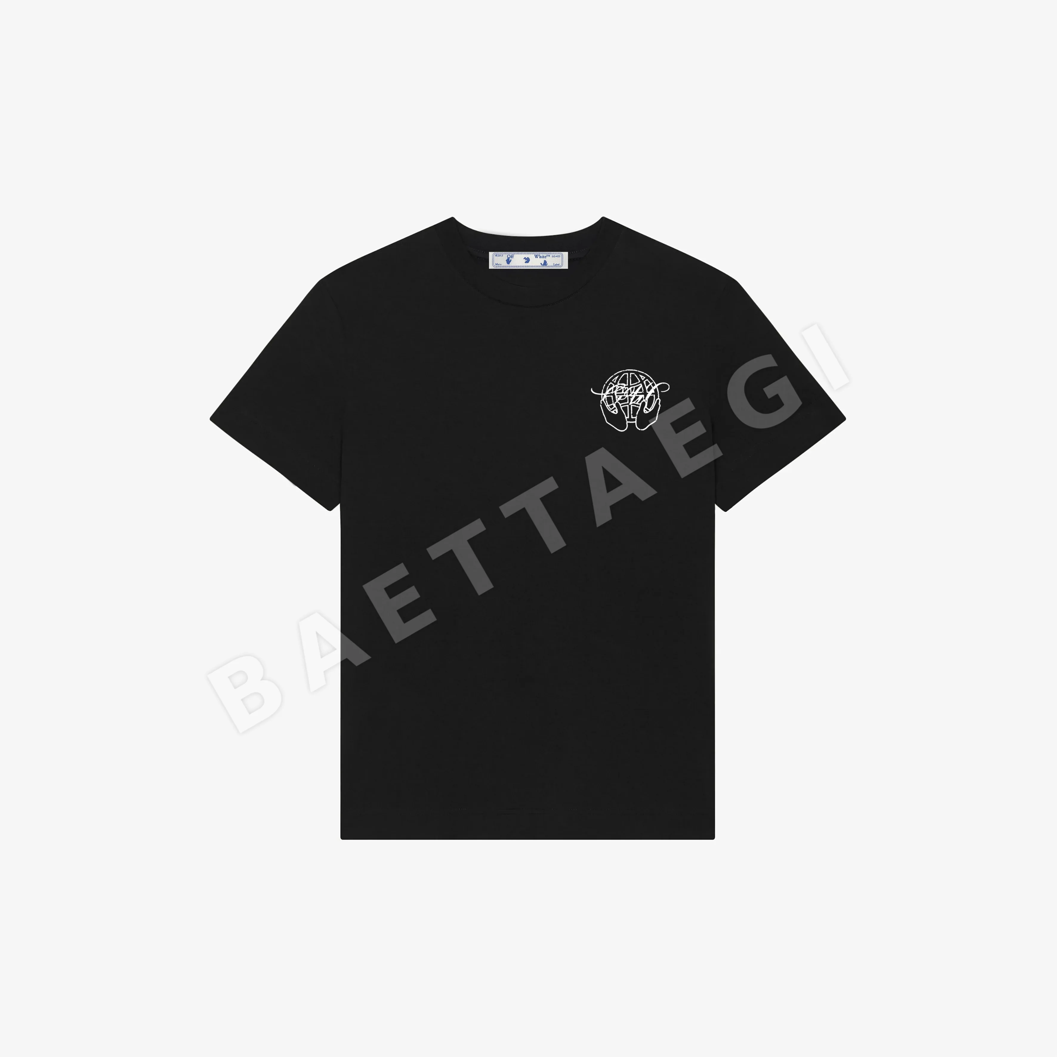 오프화이트 남성 반팔 티셔츠 87709