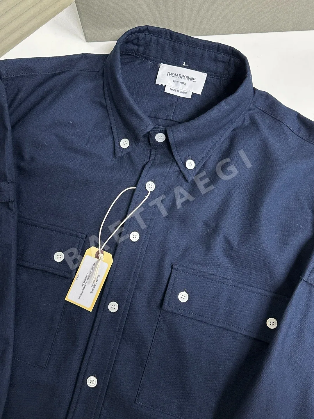 톰브라운 남성 오버사이즈 긴팔 셔츠 상세 이미지 6