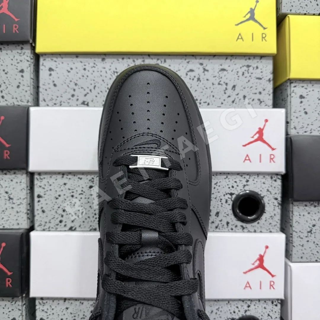 나이키 [GX] 에어 포스 1 로우 CU9225-001 201332 Nike Air Force 1 Low Supreme Black Sup 상세 이미지 9