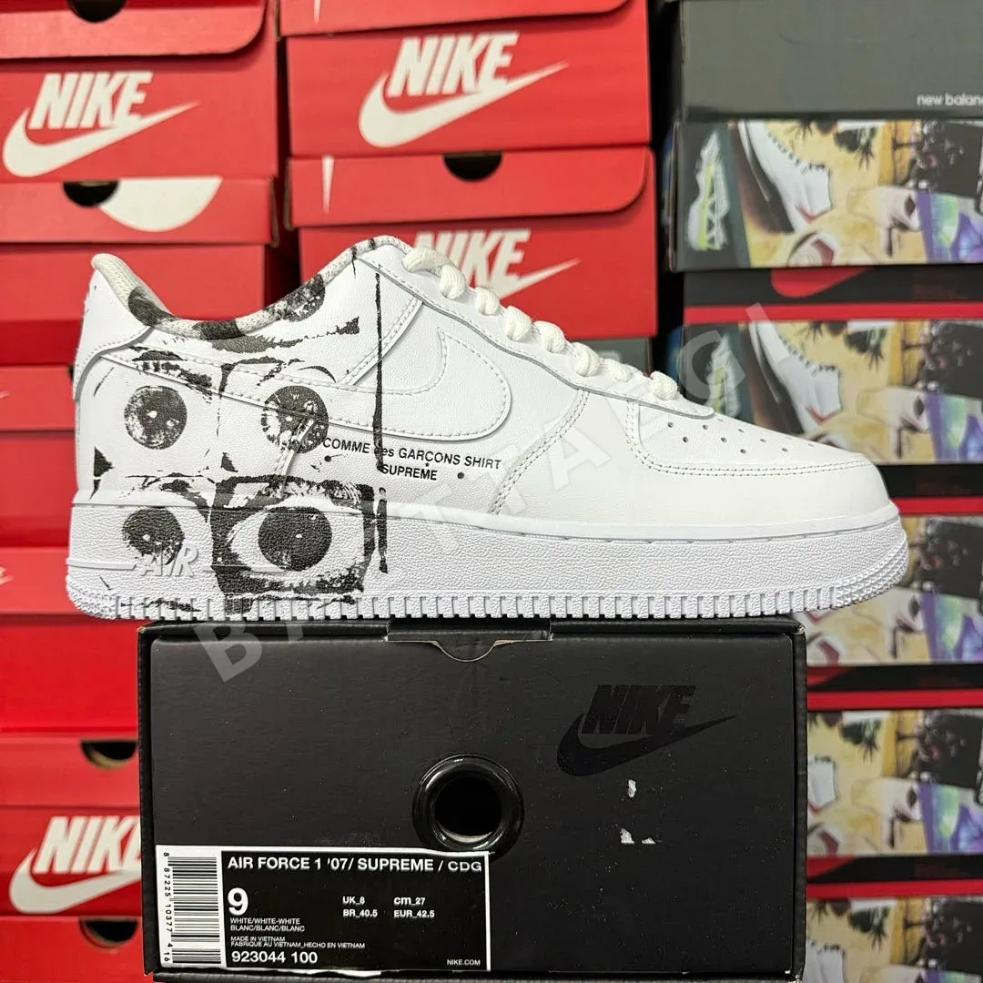 나이키 [GX] 에어 포스 1 로우 923044-100 201208 Nike Air Force 1 Low Supreme Comme Des