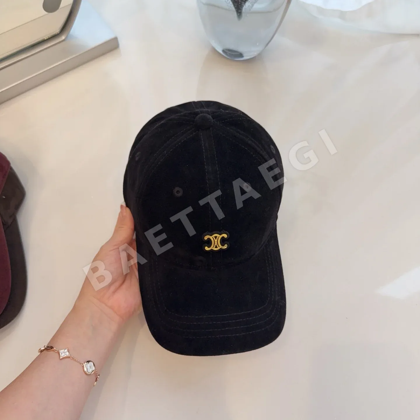 셀린느 스웨이드 베이스볼 모자 상세 이미지 8