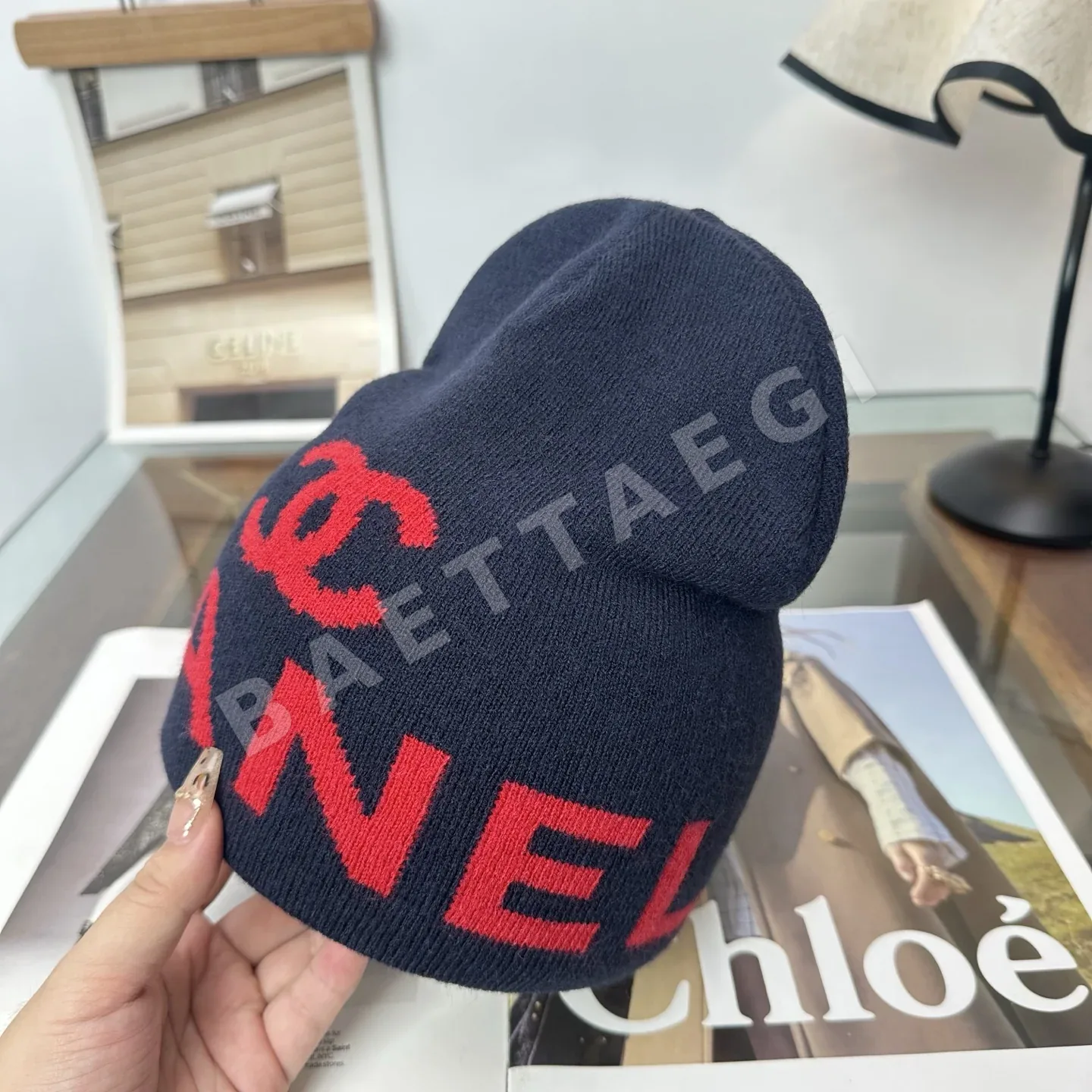 샤넬 니트 비니 모자 상세 이미지 11
