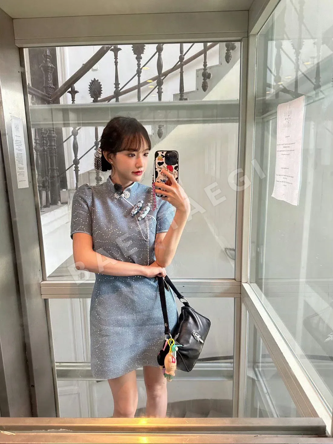 크롬하츠 소가죽 옆주머니 가방 상세 이미지 11
