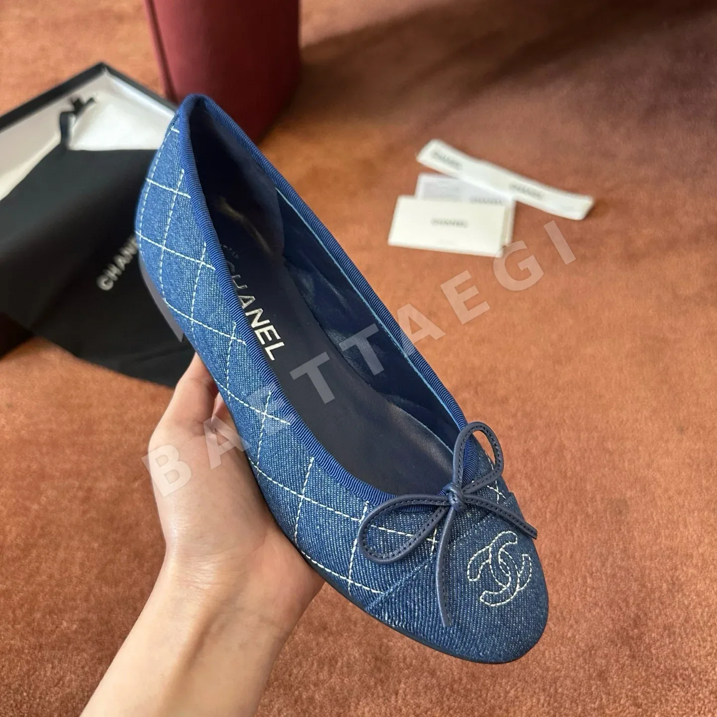 샤넬 발레 플랫 스니커즈 3742 상세 이미지 3