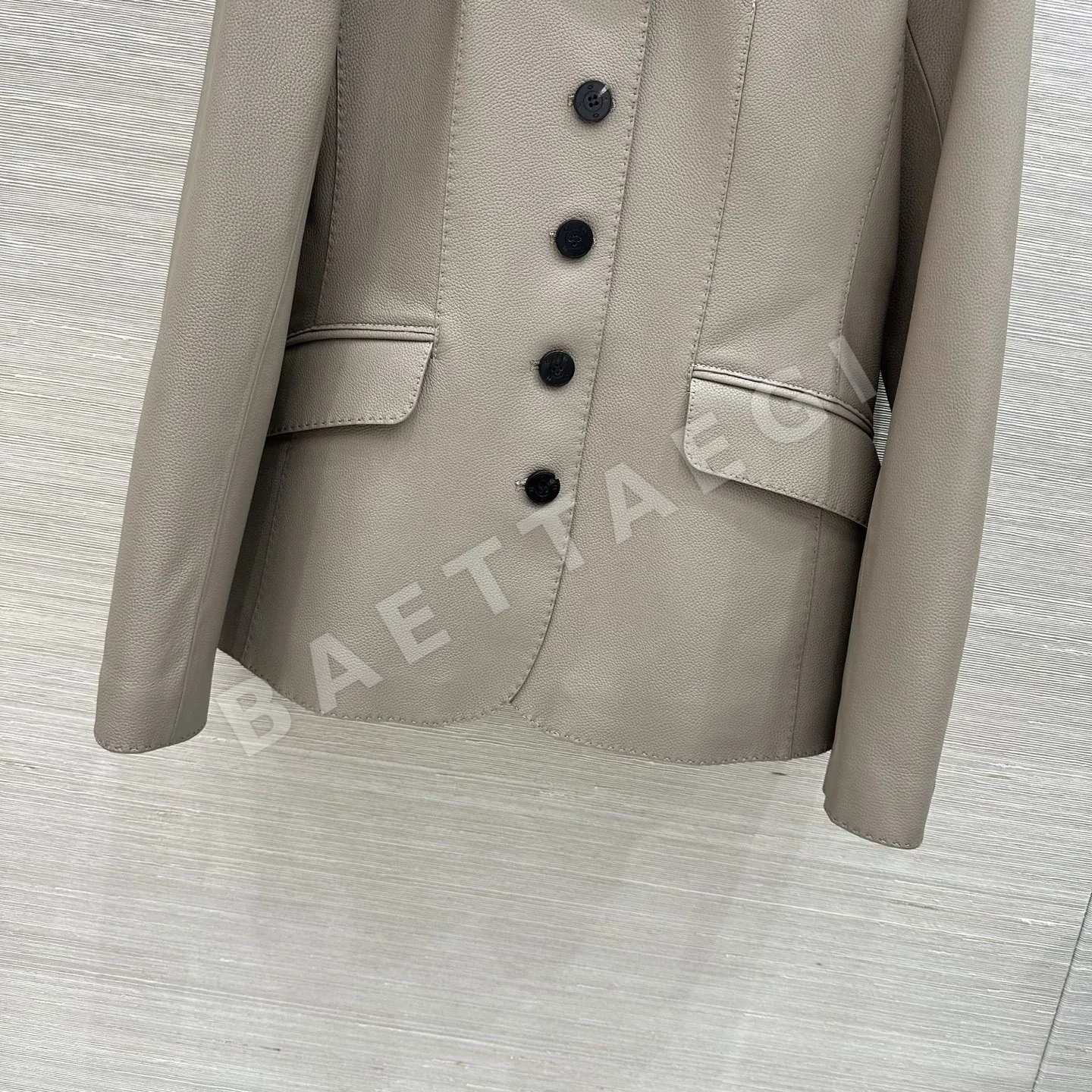 에르메스 램스킨 테일러드 여성 자켓 상세 이미지 5