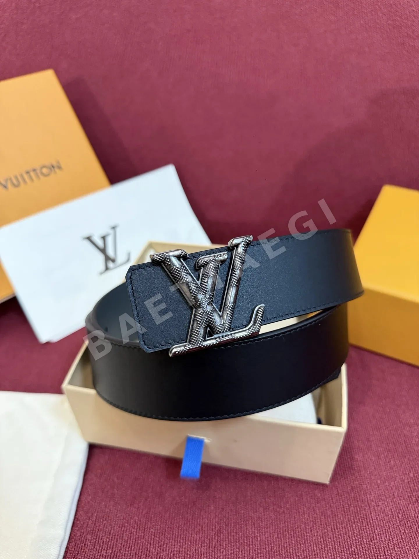 루이비통 다미에 LV 리버서블 벨트 상세 이미지 6