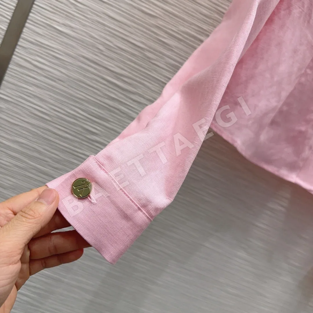 루이비통 루 텐셀 린넨 여성 반바지 세트 상세 이미지 6
