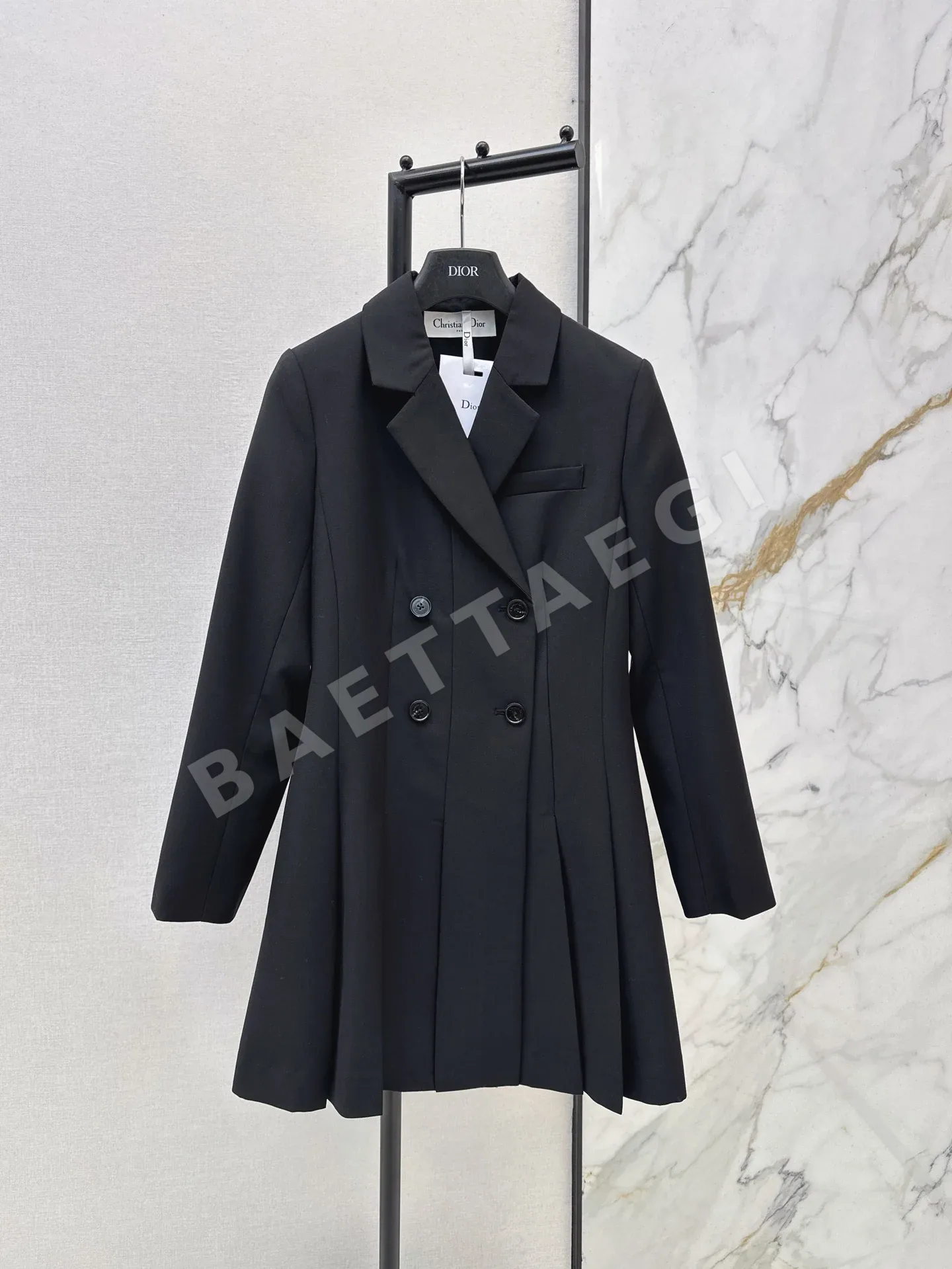 디올 플리츠 더블브레스트 여성 자켓 199049