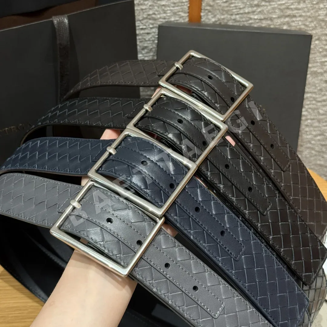 보테가베네타 인트레치아토 송아지가죽 벨트 상세 이미지 2
