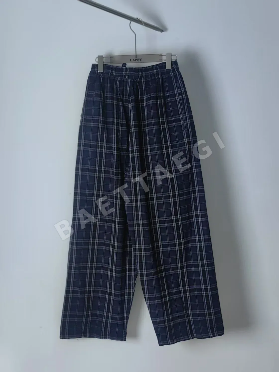 크롬하츠 체크 자수 남성 바지 205329