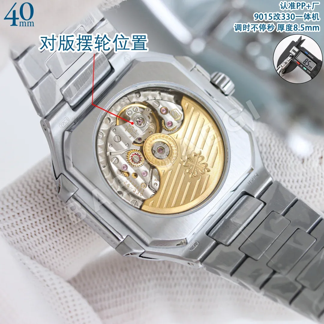 파텍필립 프리미엄 워치 7128 R 자동 화이트 다이얼 화이트골드 레플리카 44165 Patek Philippe 상세 이미지 9