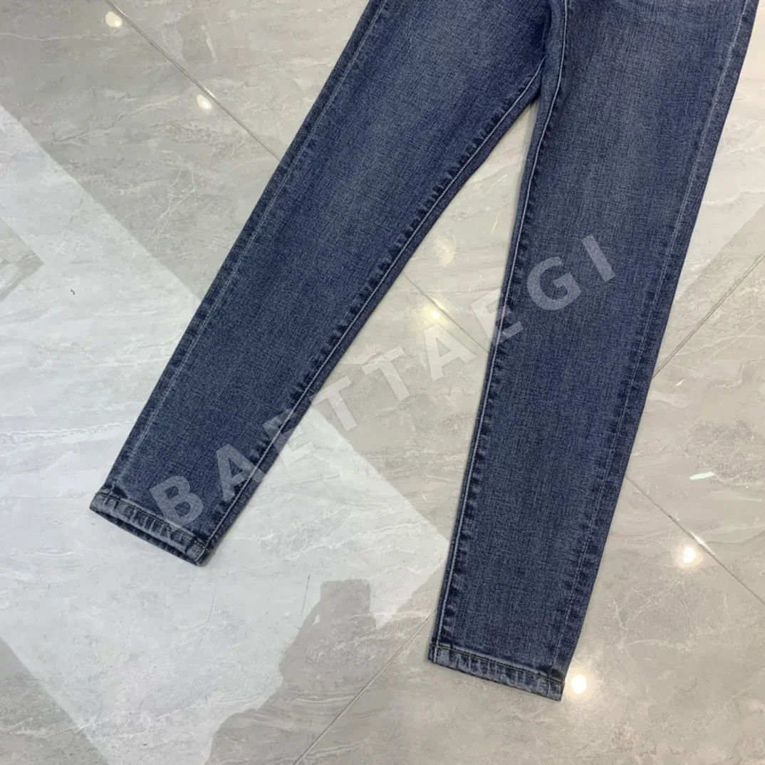 디올 모노그램 포켓 스키니 진 바지 상세 이미지 3