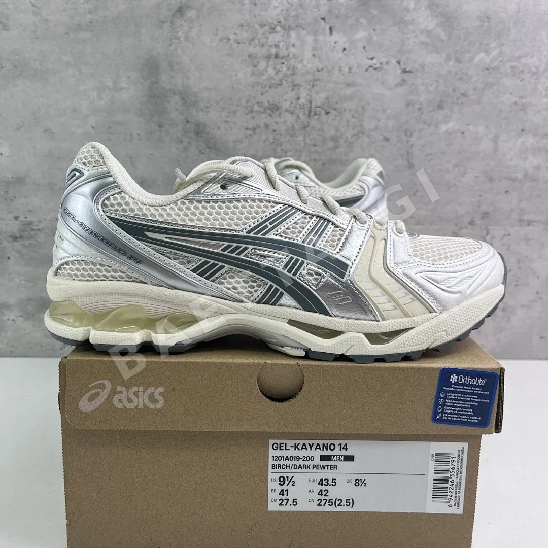 아식스 [ZC] 젤 카야노 14 1201A019-200 200241 Asics Gel-Kayano 14 Birch Dark Pewter