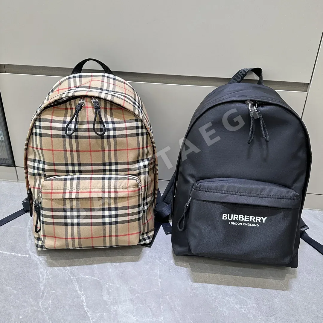 버버리 체크 나일론 남녀공용 가방 39816