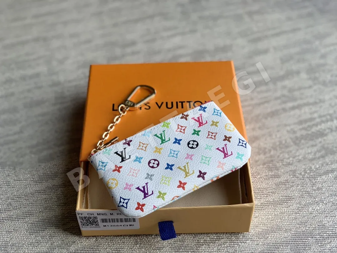 루이비통 LV×TM 코팅 캔버스 키 파우치 지갑 상세 이미지 2