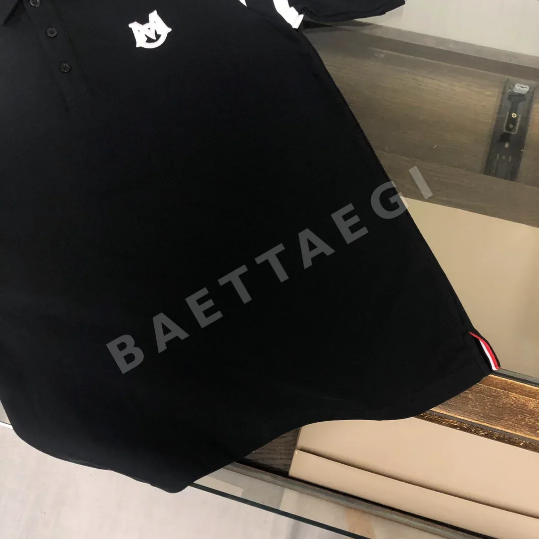 몽클레르 남성 코튼 피케 반팔 폴로셔츠 상세 이미지 7