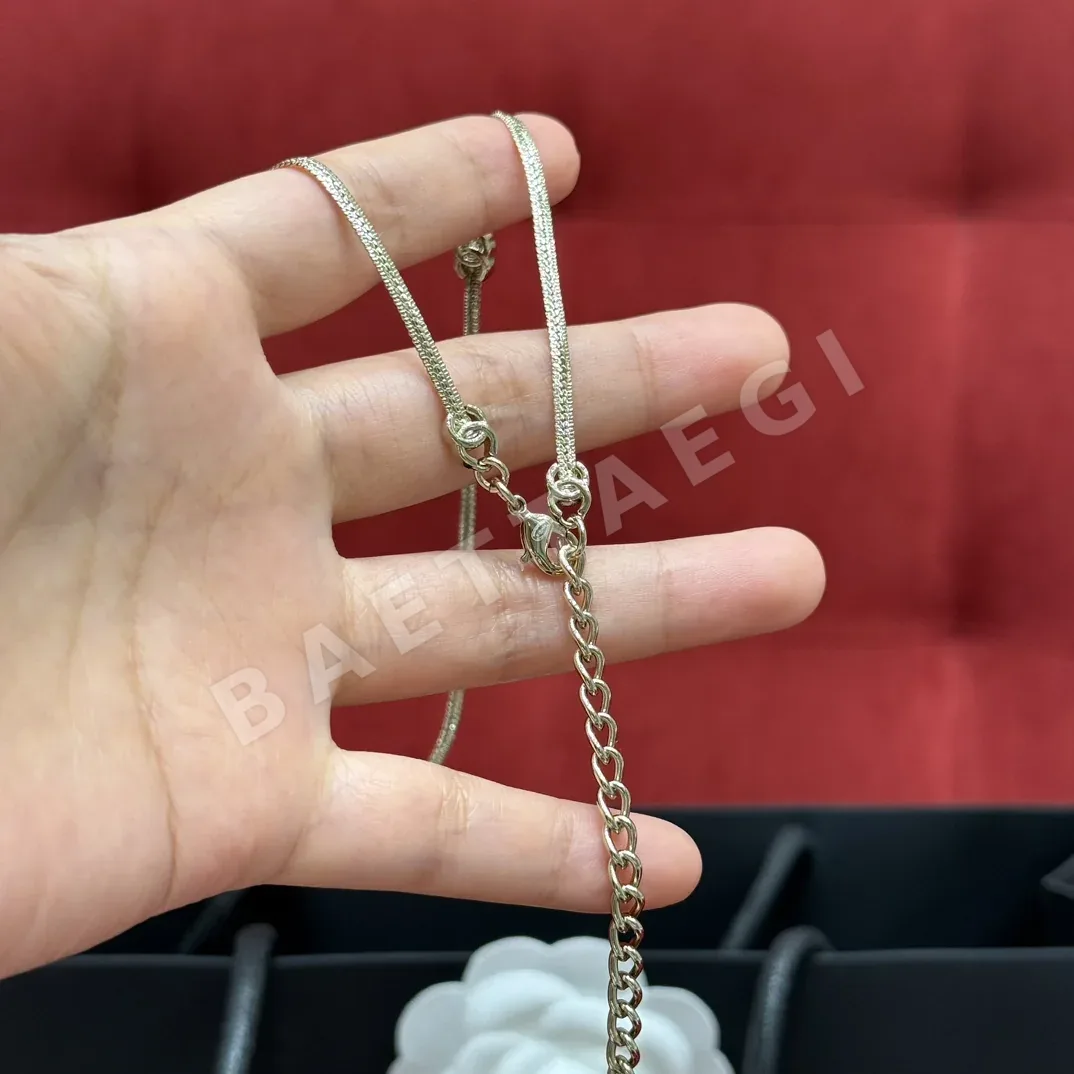 샤넬 7 플라워 스네이크본 체인 목걸이 상세 이미지 4