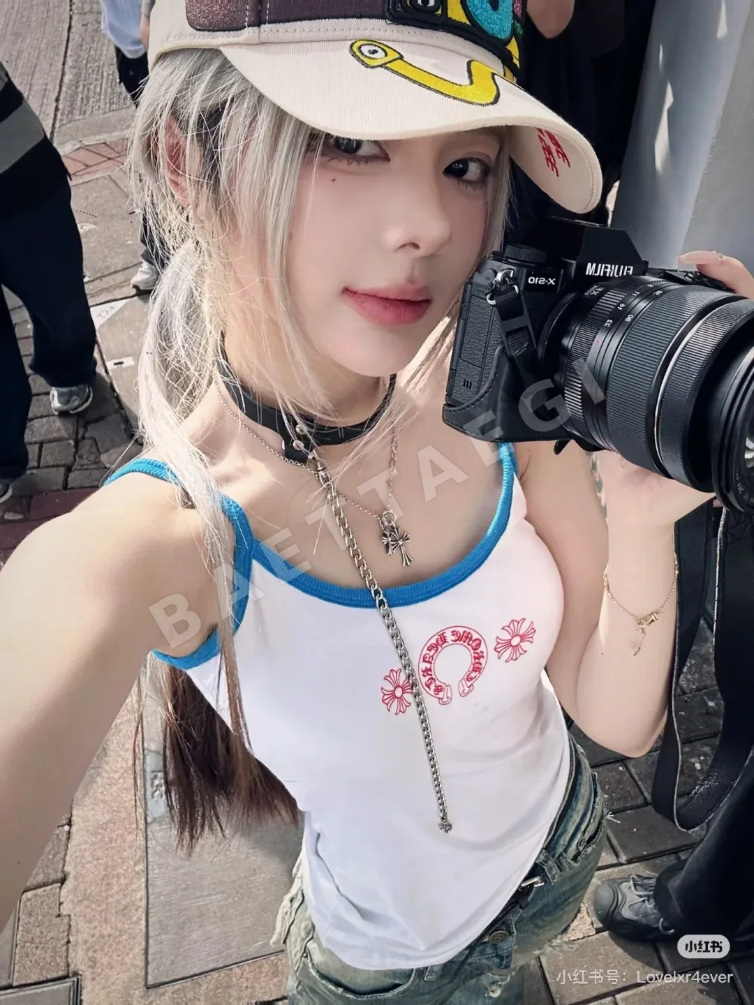 크롬하츠 여성 반팔 티셔츠 상세 이미지 7