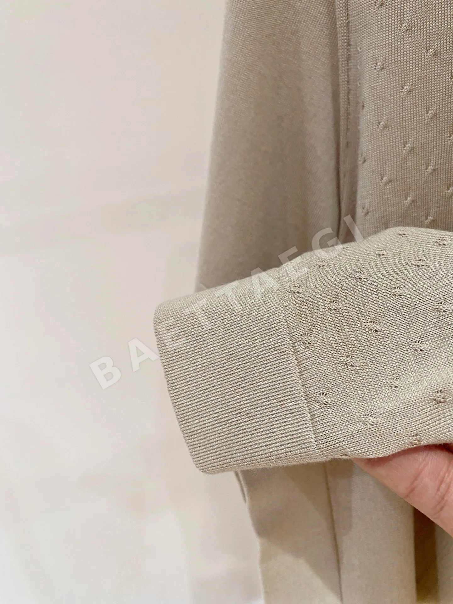 로로피아나 아세테이트 실크 혼방 남성 반팔 티셔츠 상세 이미지 8