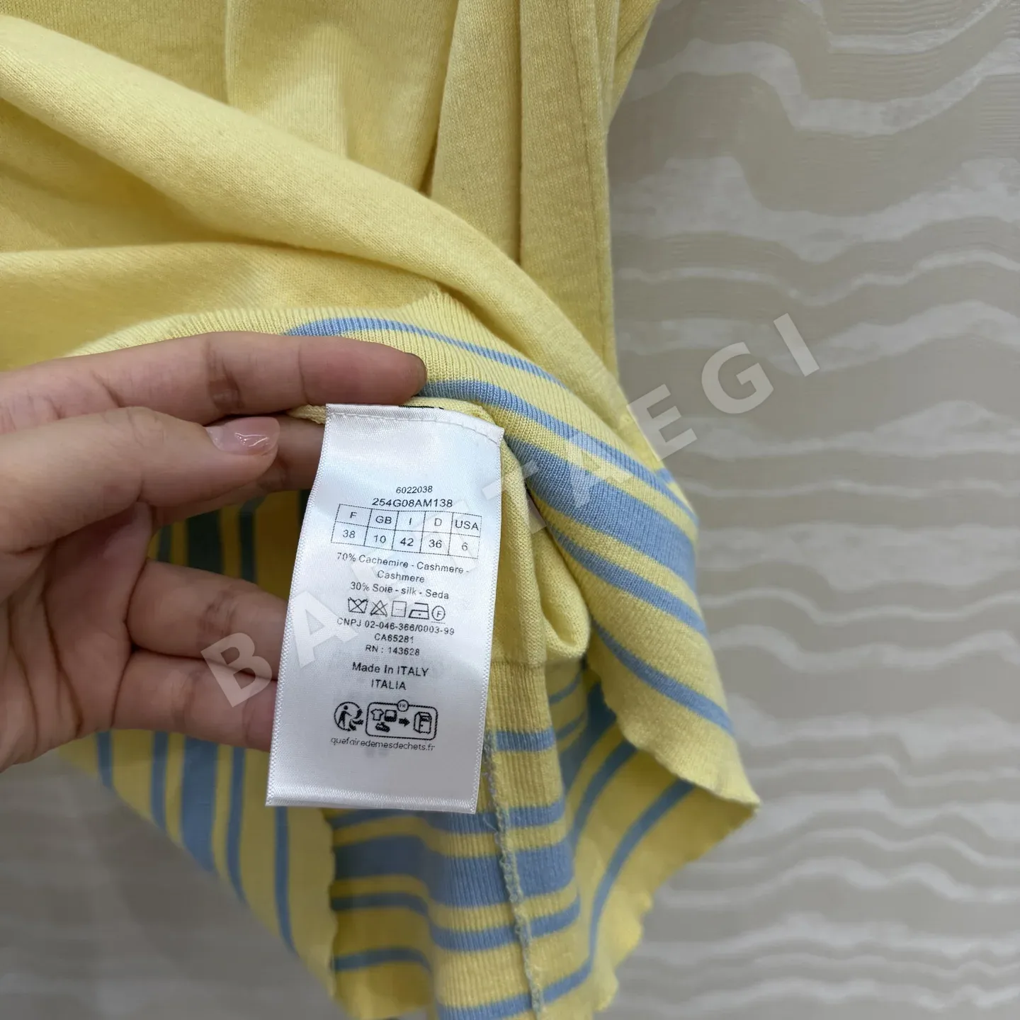 디올 네이비 페이크 아우터 가디건 상세 이미지 7