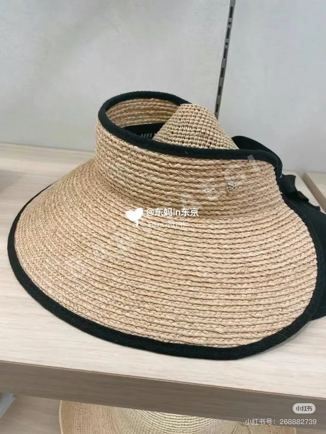 헬렌카민스키 라피아 오픈 바이저 선햇 모자 상세 이미지 2