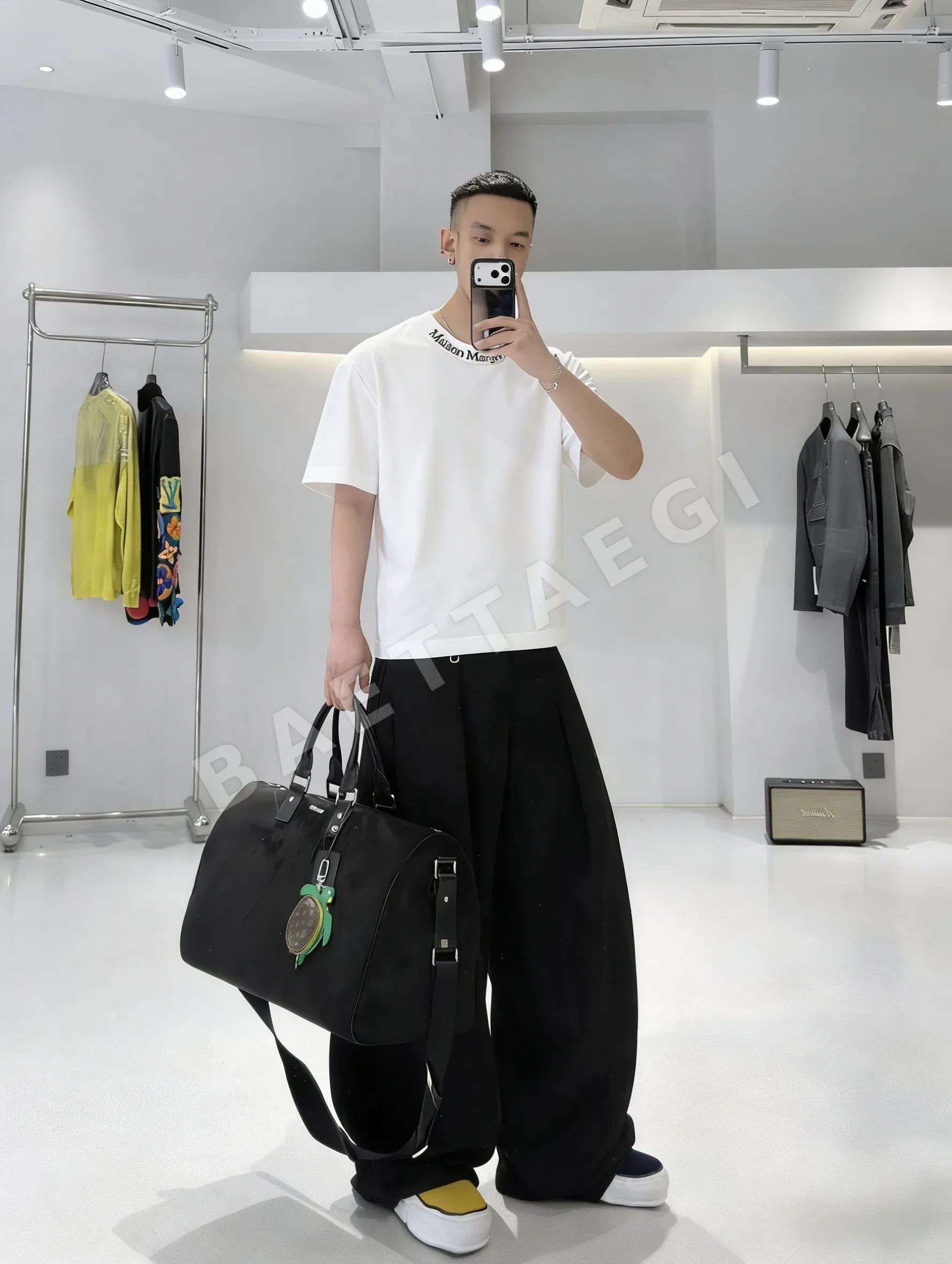 마르지엘라 와이드 오버핏 워싱 남녀공용 반팔 티셔츠 상세 이미지 7
