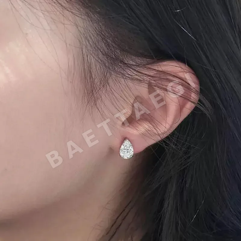 그라프 5 캐럿 티어드롭 큐빅 귀걸이 상세 이미지 6