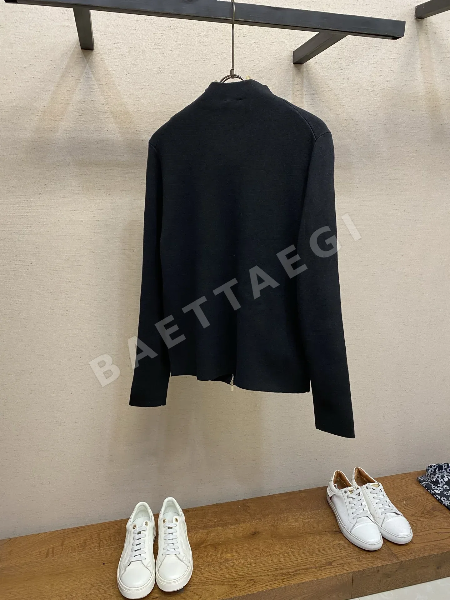 디올 벨벳 울 지퍼업 카디건 자켓 상세 이미지 2