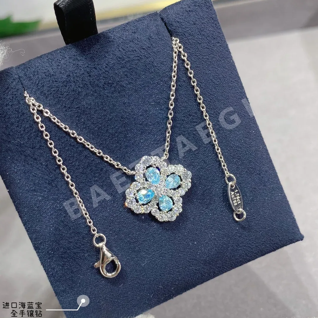 해리윈스턴 아쿠아마린 다이아몬드 목걸이 상세 이미지 9