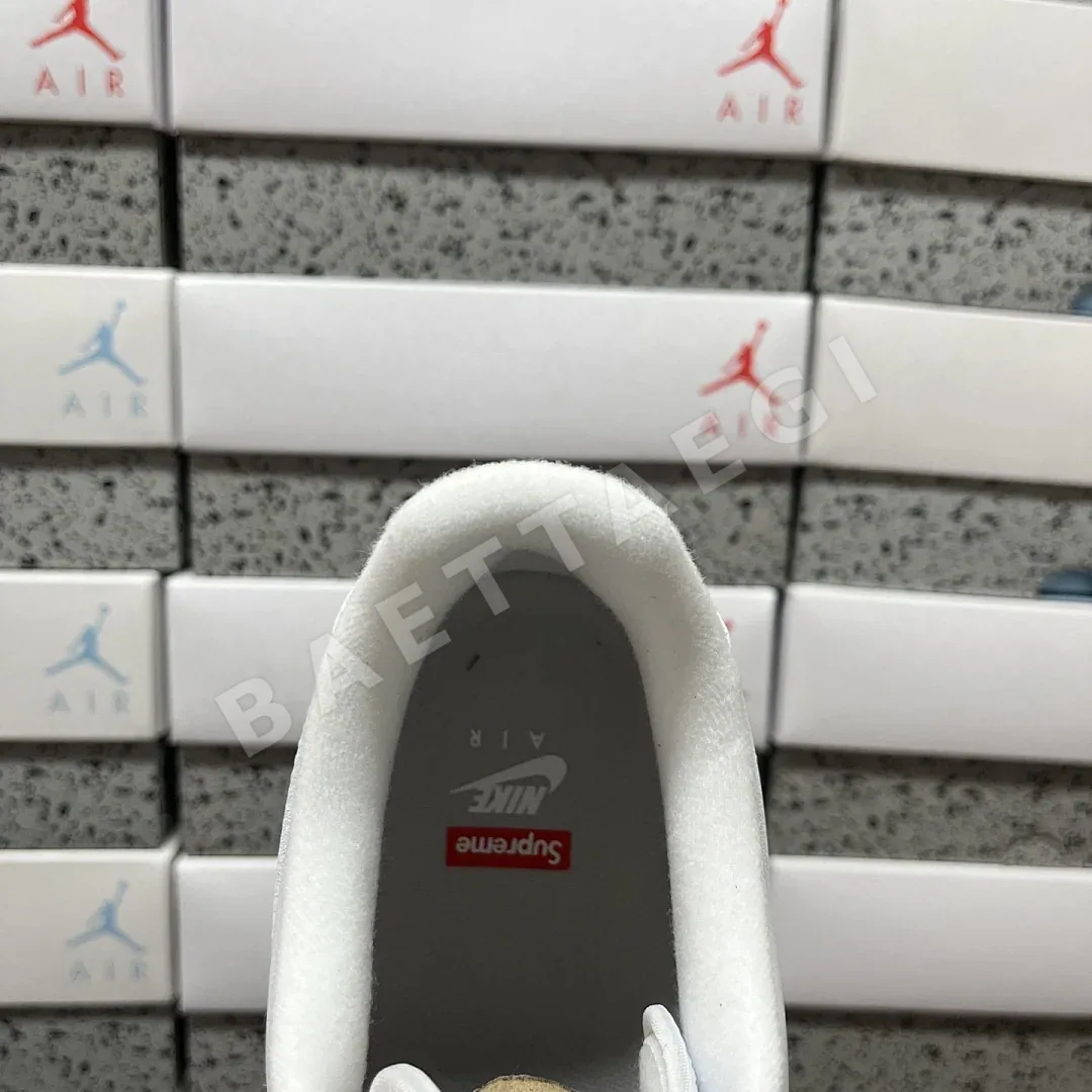 나이키 [MAX] 에어 포스 1 로우 CU9225-100 201085 Nike Air Force 1 Low Supreme White 상세 이미지 6