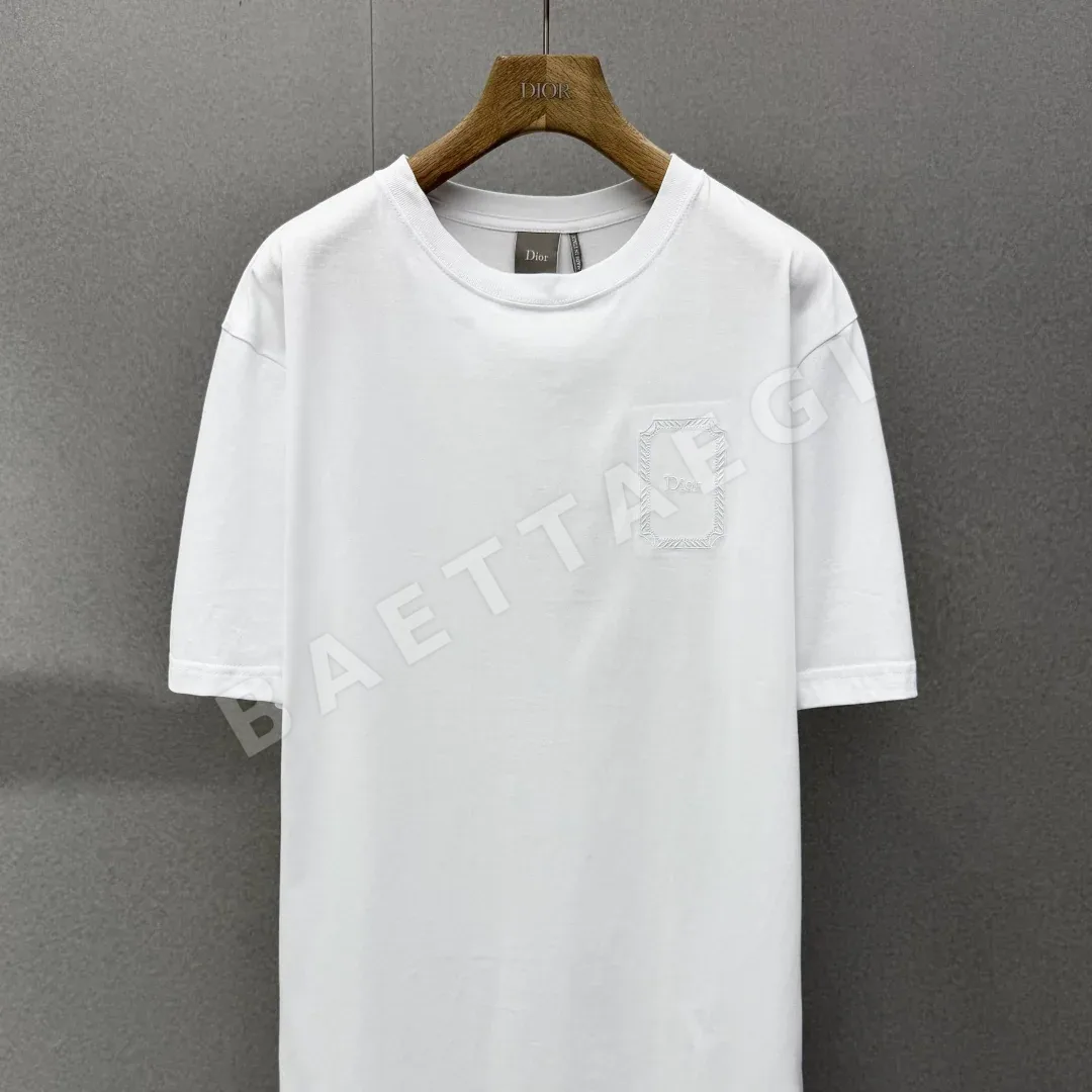 디올 메다이옹 로고 남성 반팔 티셔츠 상세 이미지 3