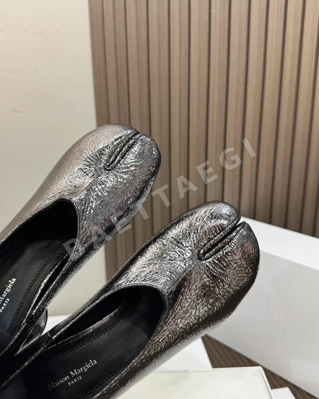 마르지엘라 타비 로퍼 sheepskin 토 상세 이미지 6