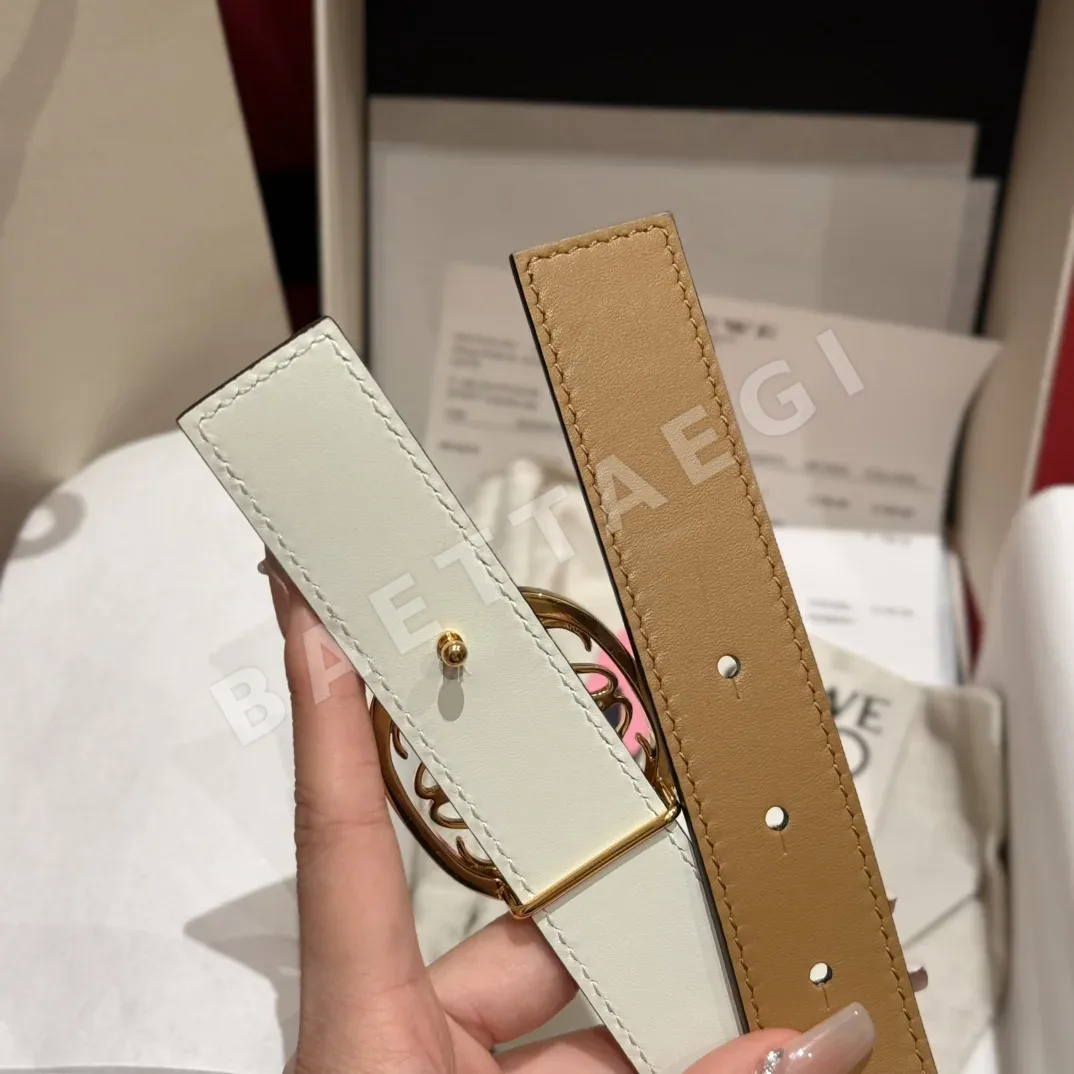 로에베 양면 가죽 벨트 상세 이미지 6