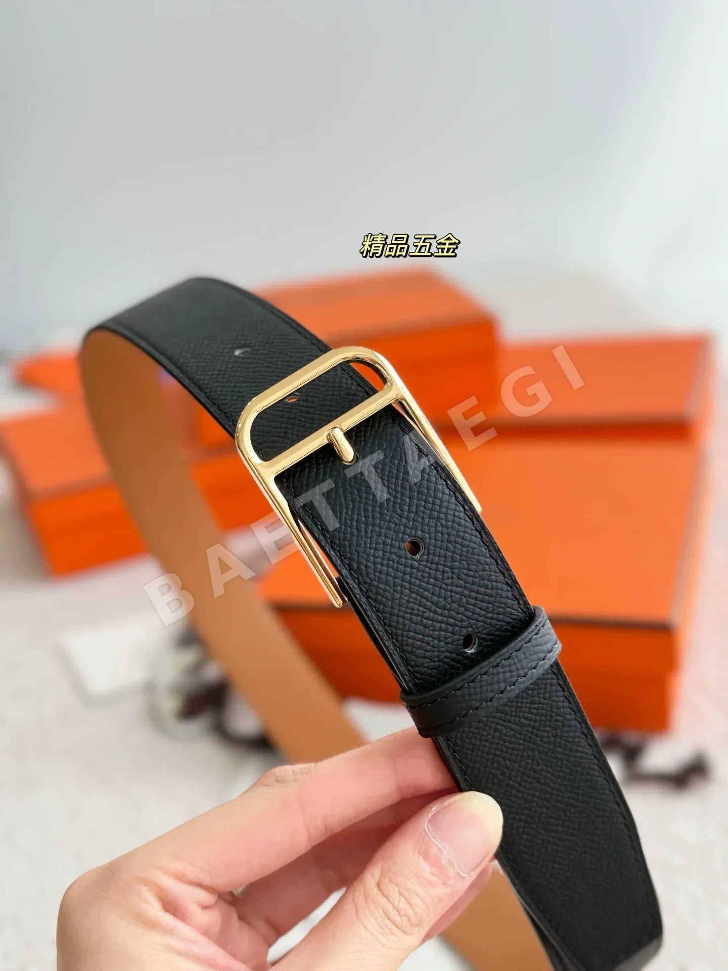 에르메스 로만 가죽 벨트 상세 이미지 8