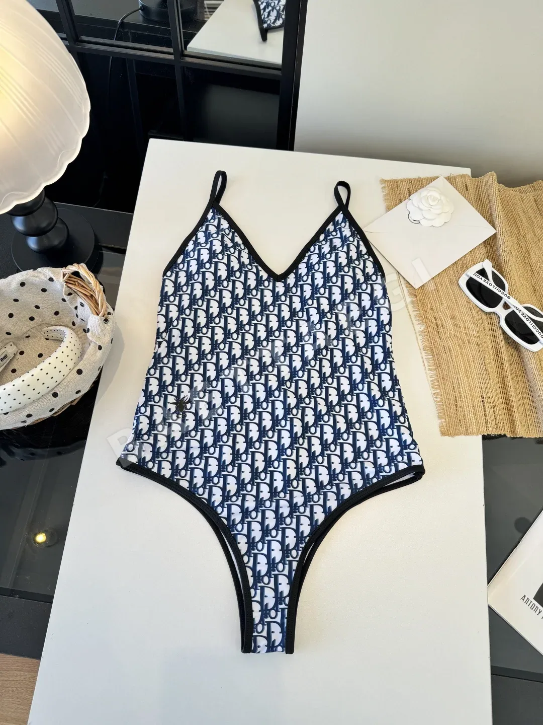 디올 여성 긴소매 원피스 수영복 상세 이미지 4