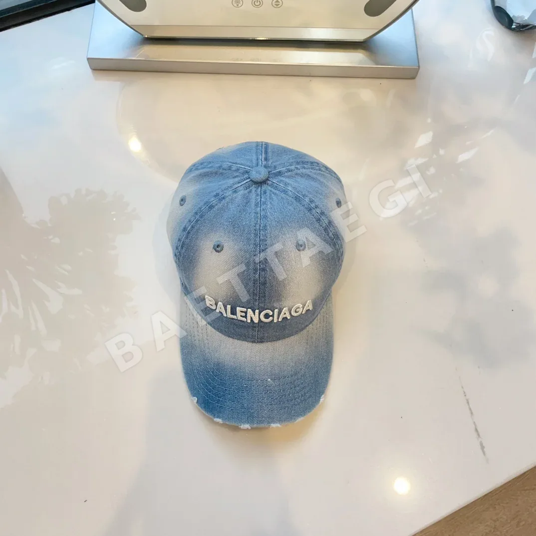 발렌시아가 데님 베이스볼 캡 78040
