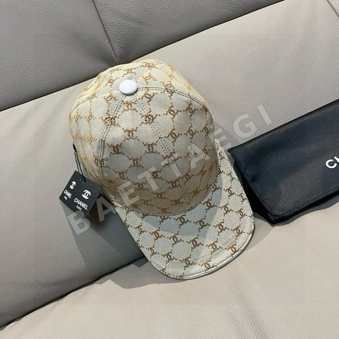 샤넬 더블 C 자카드 캔버스 캡 상세 이미지 1