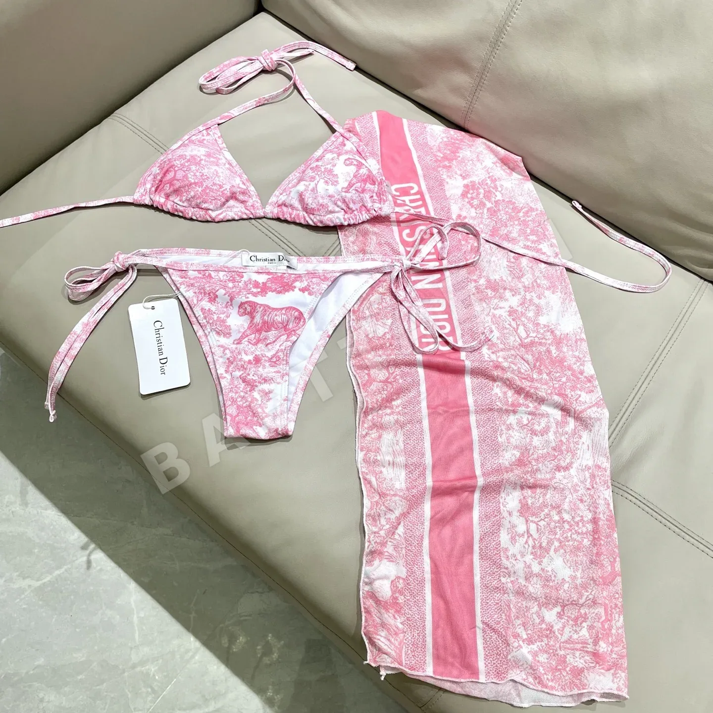디올 여성 애니멀 프린트 원피스 수영복 상세 이미지 12