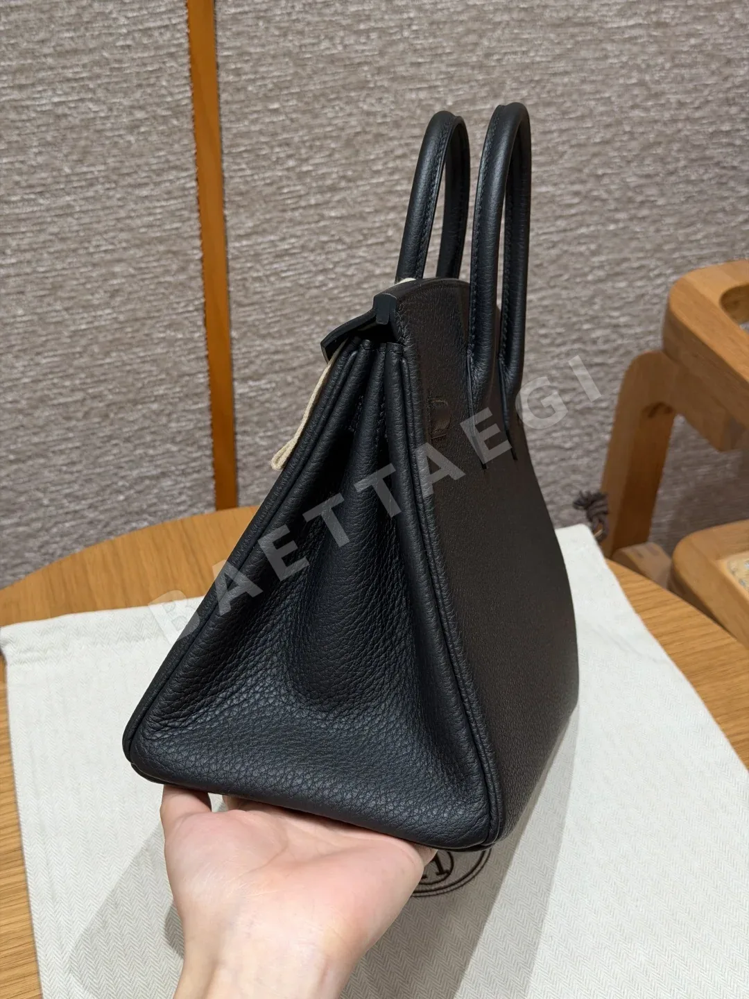 에르메스 버킨 25 토고 가죽 가방 상세 이미지 4
