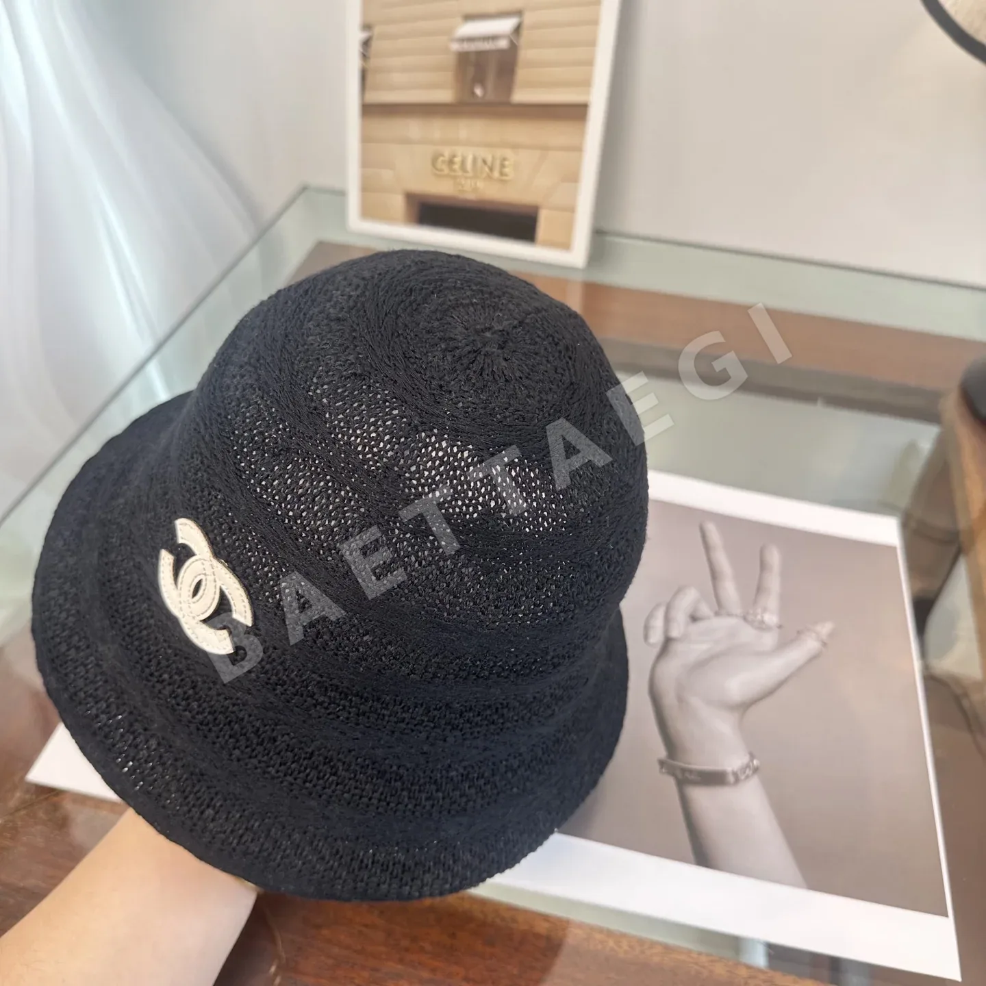 샤넬 심플 버킷햇 모자 상세 이미지 10