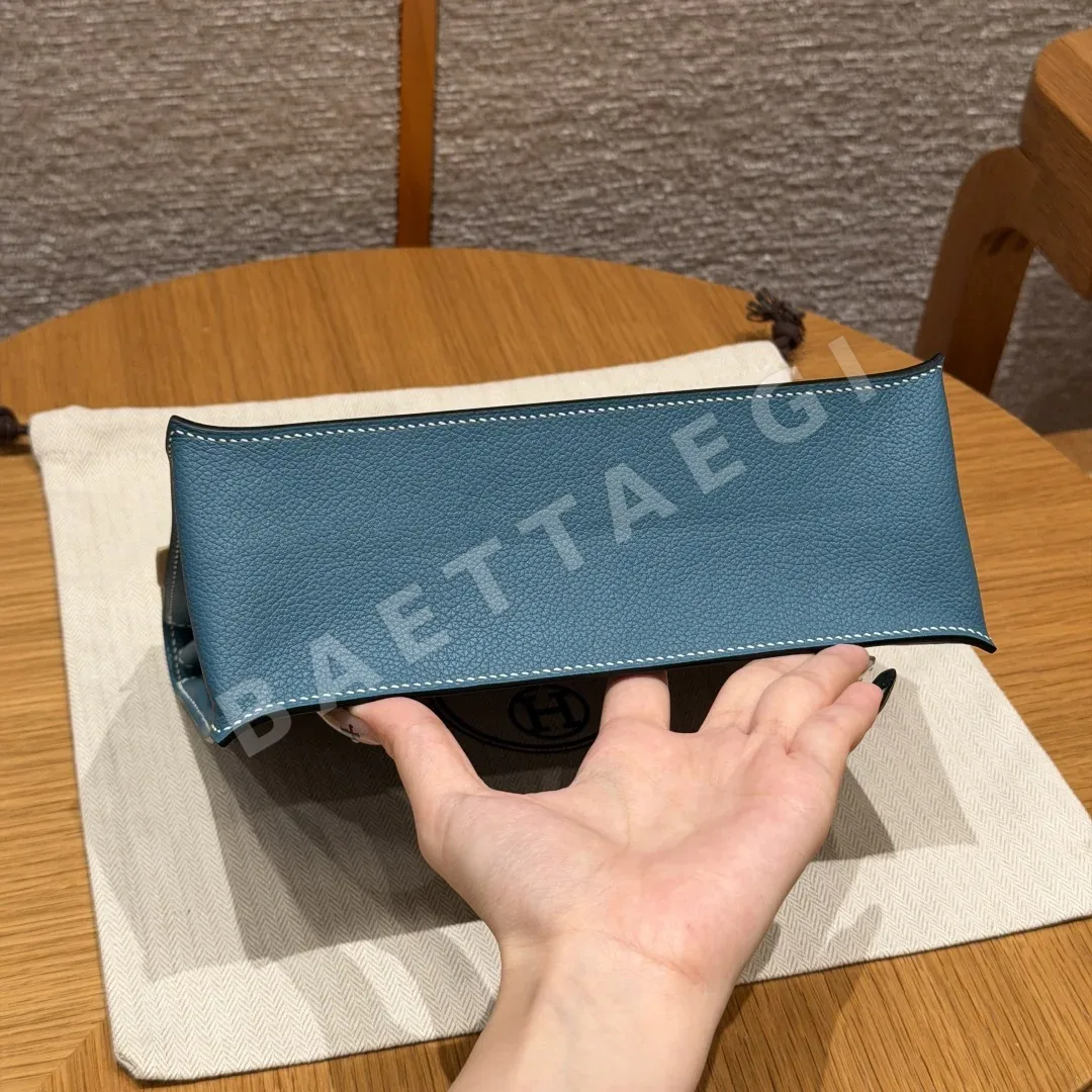 에르메스 켈리 단스 블루 가방 상세 이미지 5