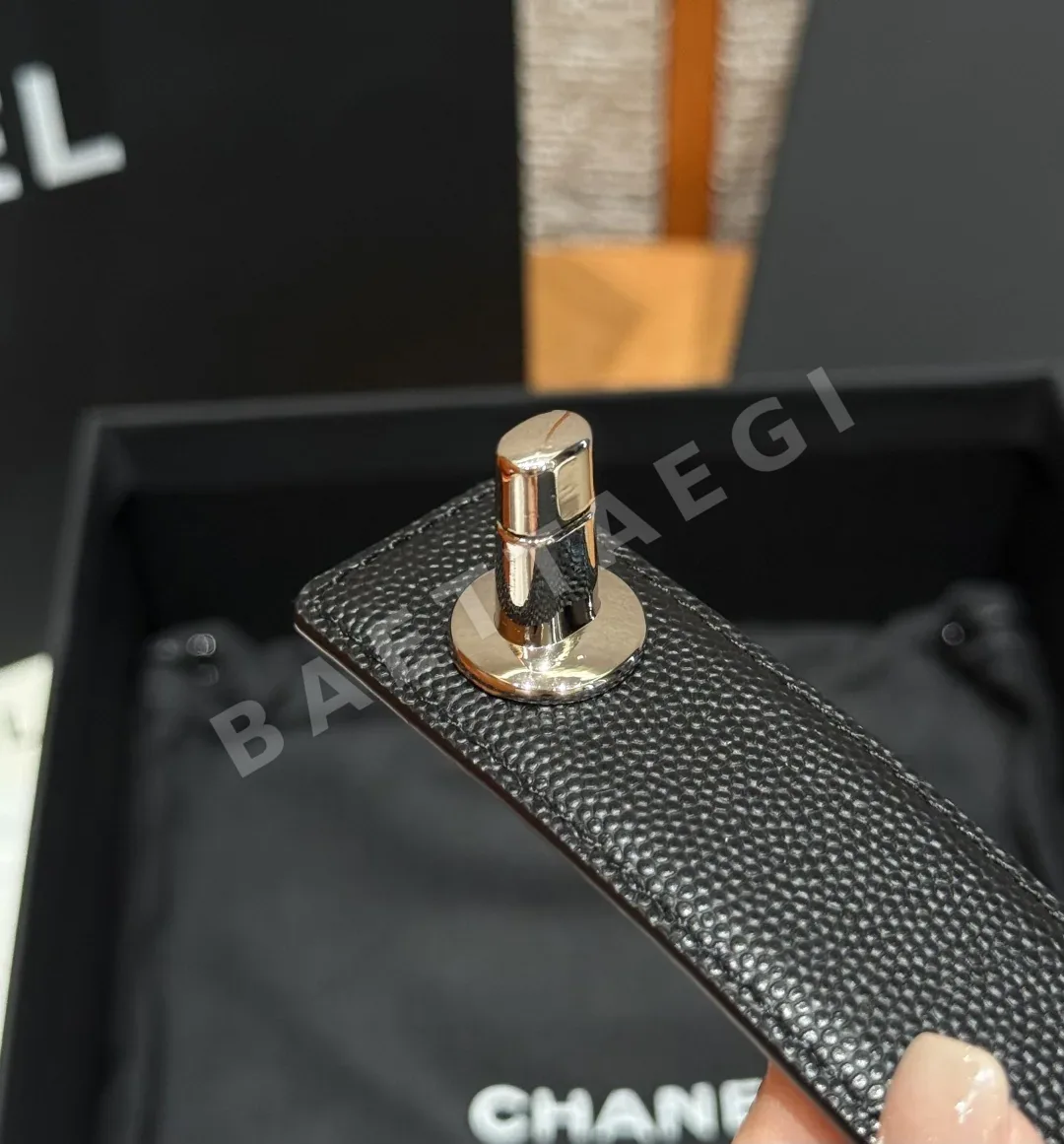 샤넬 레더 25mm 그레인 카프스킨 벨트 상세 이미지 6