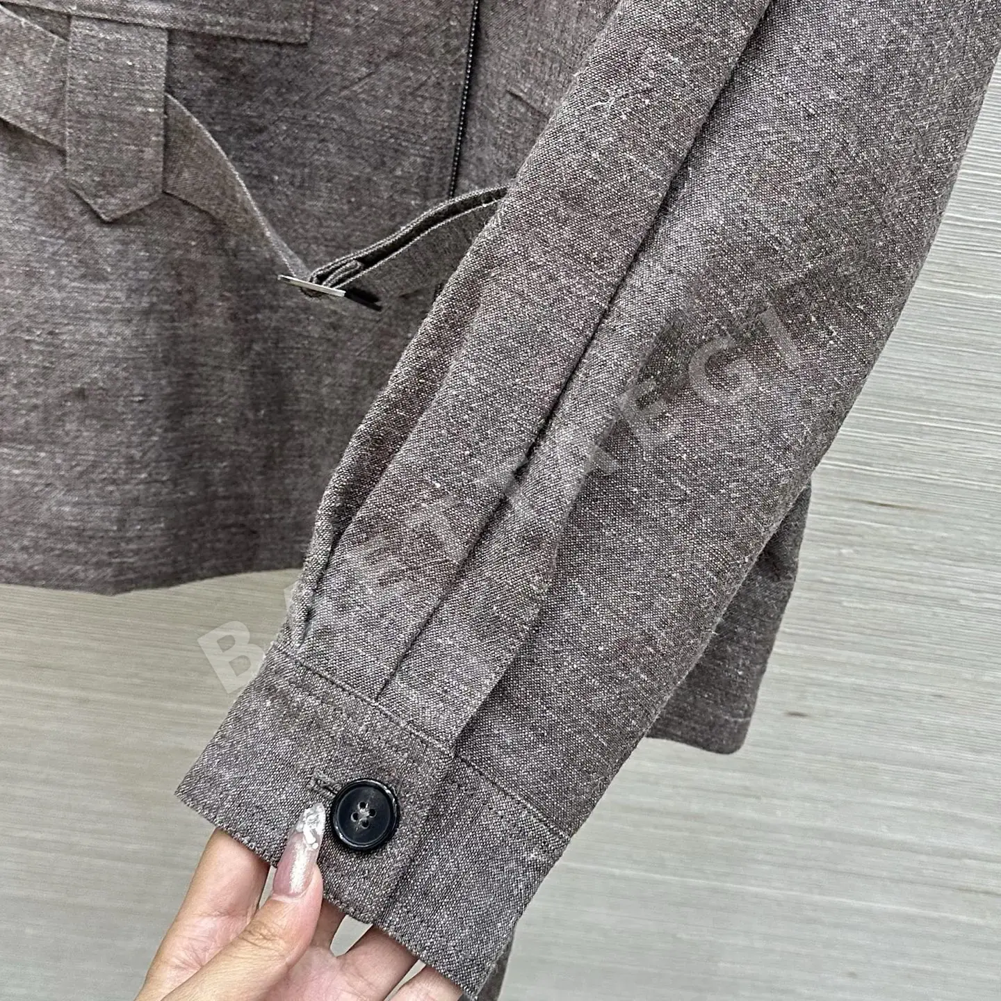 브루넬로쿠치넬리 린넨 벨트 자켓 상세 이미지 6