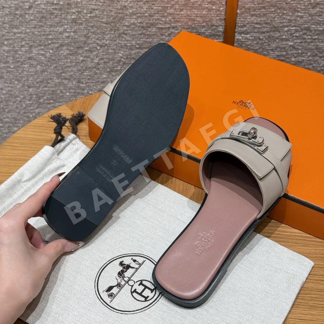 에르메스 줄리아 샌들 Calfskin 가죽 버클 상세 이미지 7