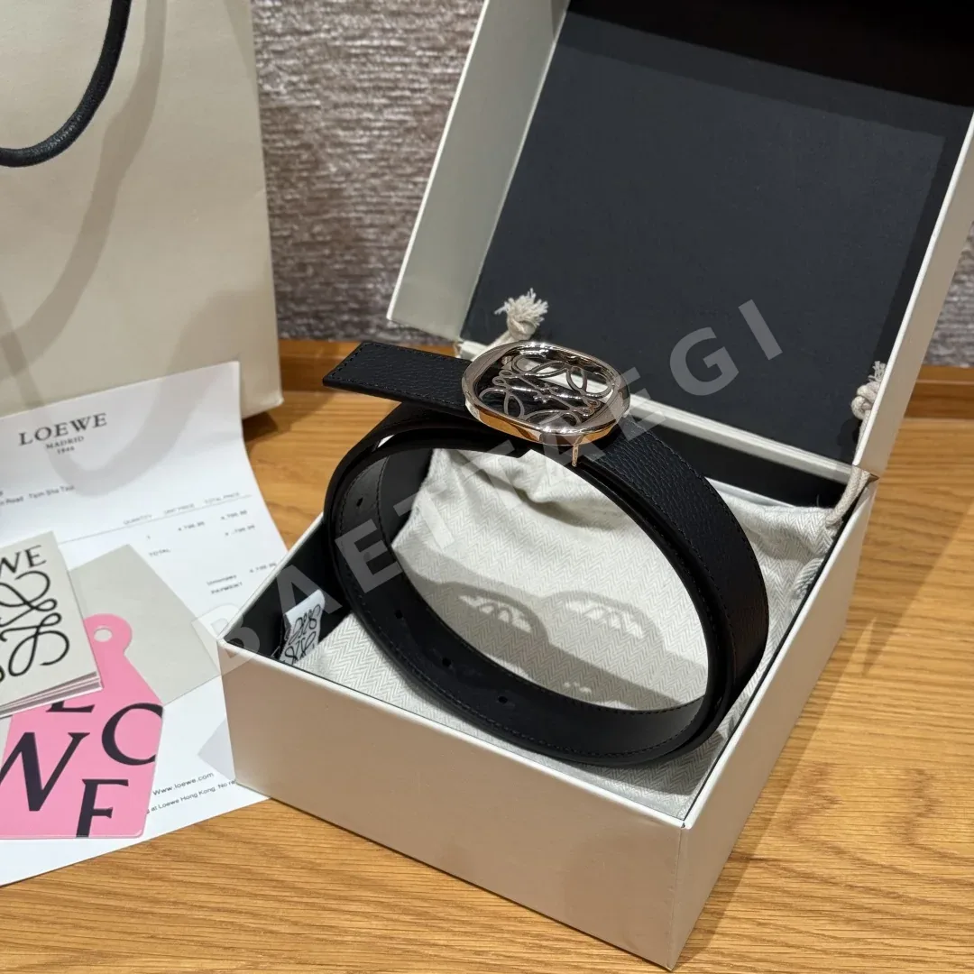 로에베 양면 가죽 벨트 2.8 cm 상세 이미지 3