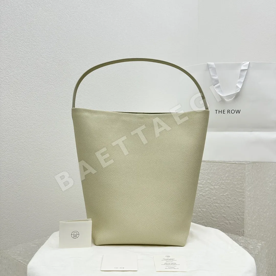 더로우 라이치 화이트 라지 토트백 128679