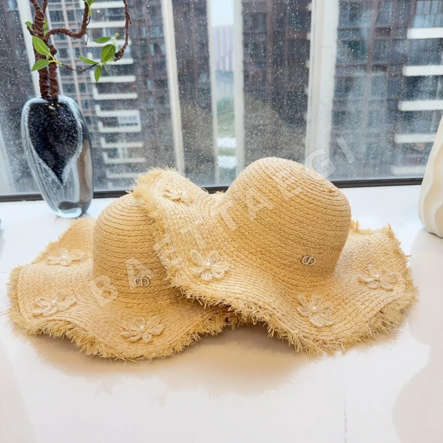 디올 라피아 선햇 모자 78645