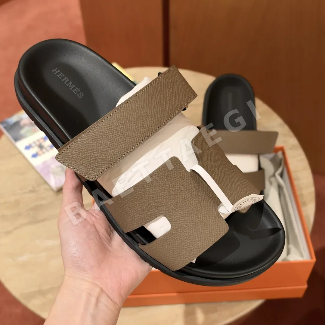 에르메스 시프르 샌들 Calfskin 컷아웃 상세 이미지 7